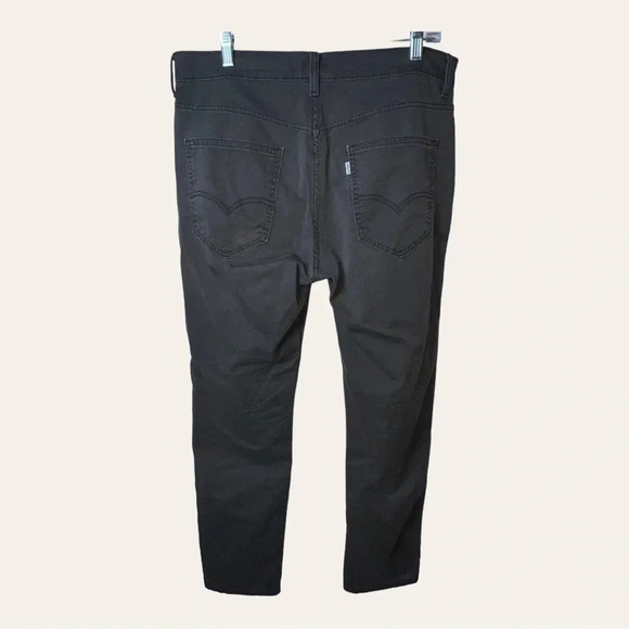 0385. Men’s LEVI’S‎ STRAUSS & CO. CHINO DENIM JEANS DARK GARY IN COLOR ZIPPER - Picture 6 of 9